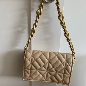 Zara beige purse